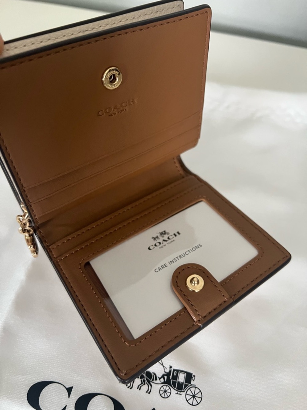 Coach Rowan Satchel In Colorblock And Wallet - Picture 11 of 13